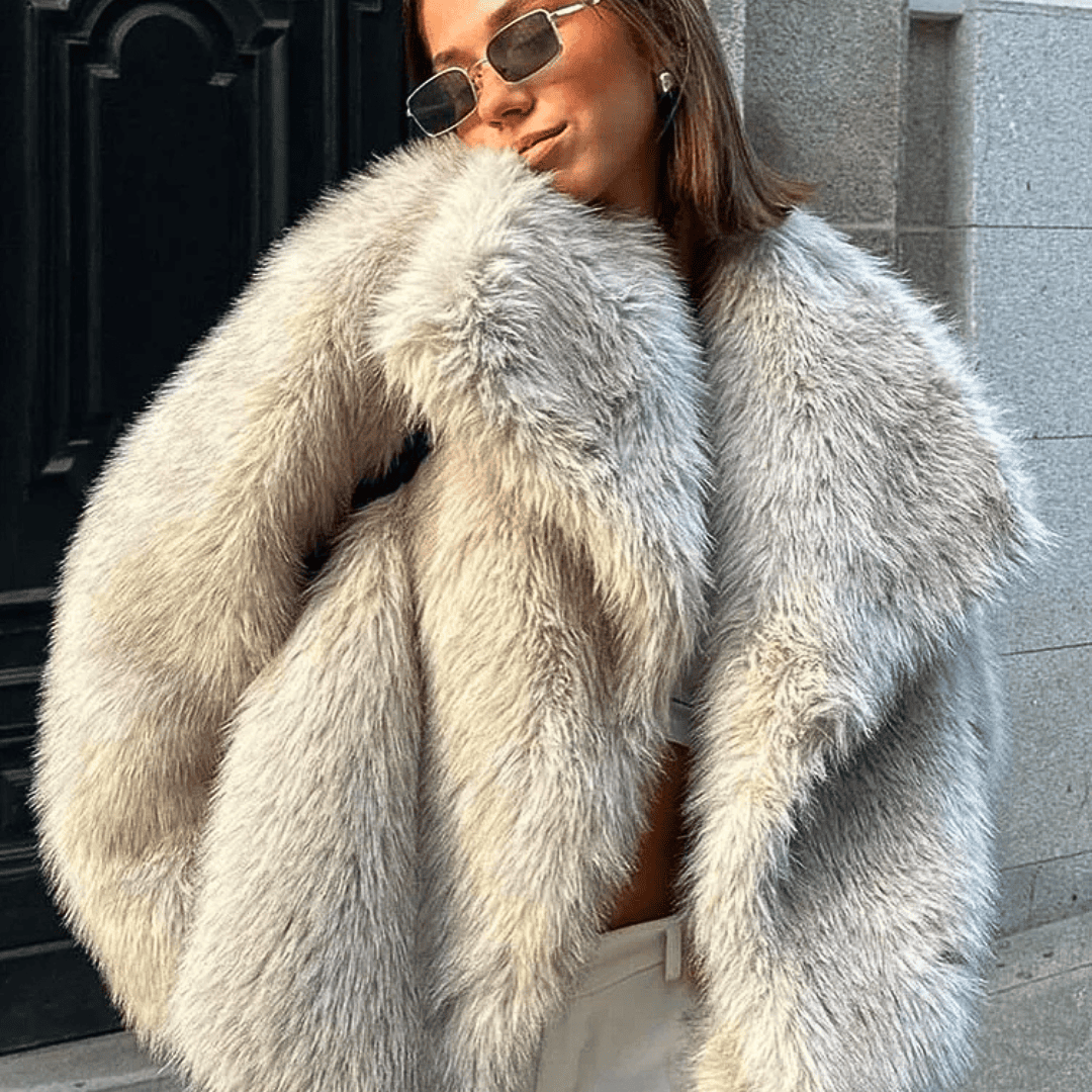 Luxury Faux Fur Jacket