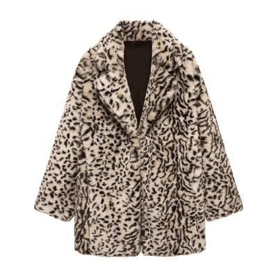 Wildcat Faux Fur Statement Coat