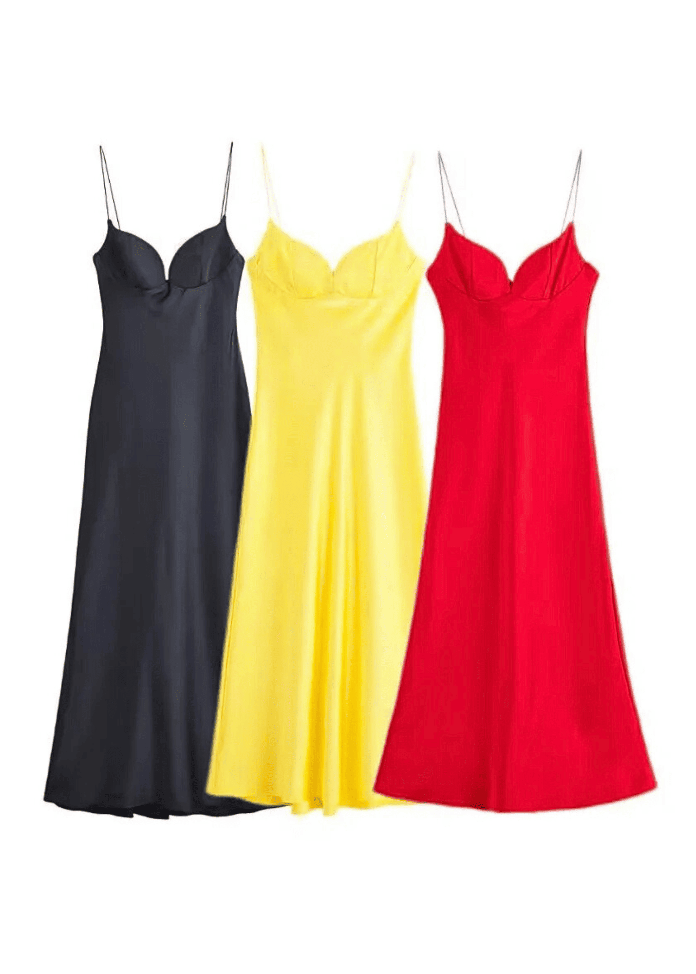 Elegant Flowing Spaghetti Dress