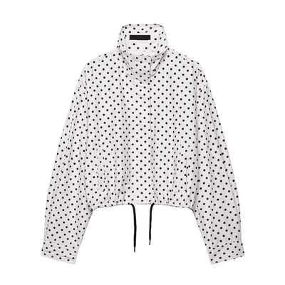 Frühlingsjacke mit Polka-Dots