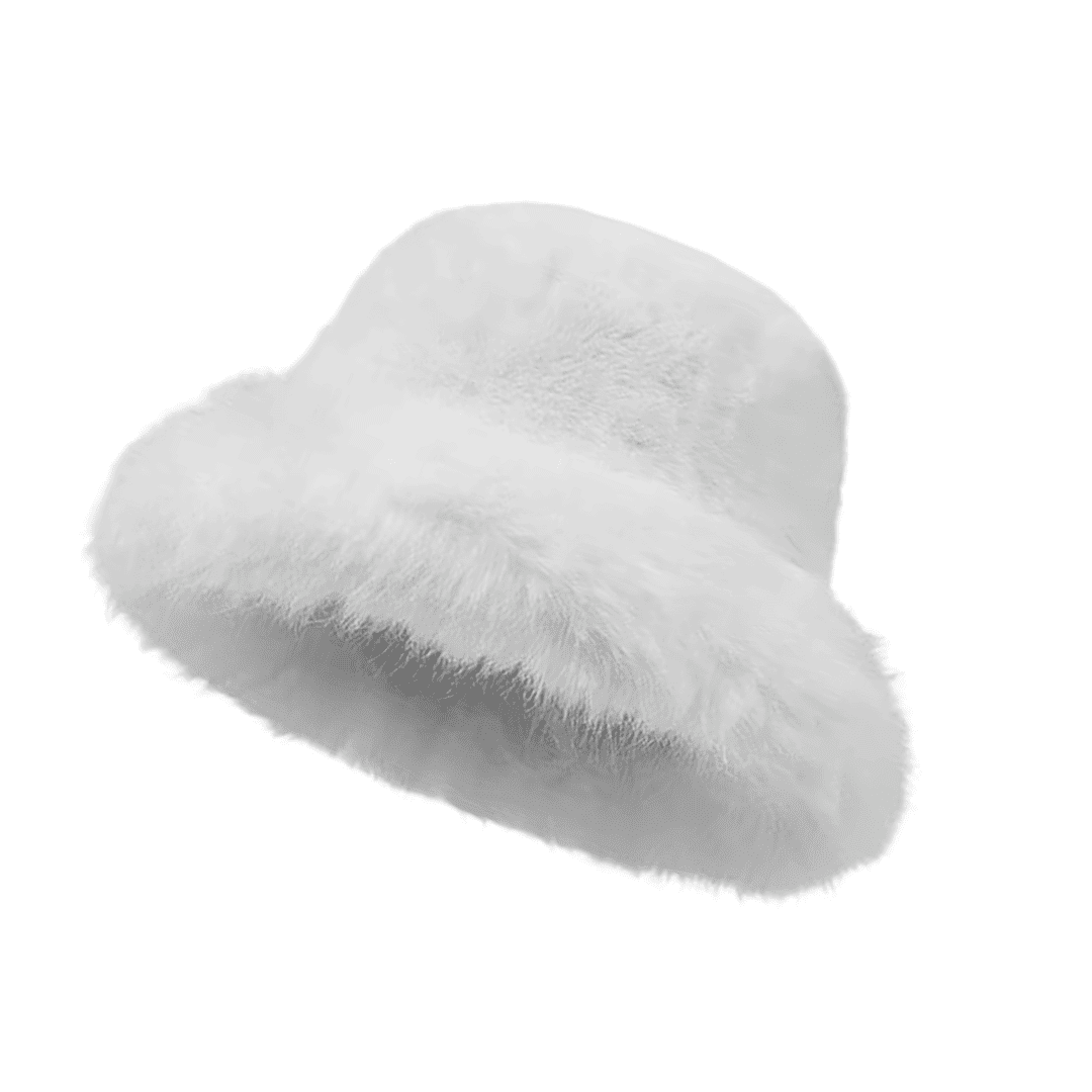 Fluffy Faux Fur Bucket Hat