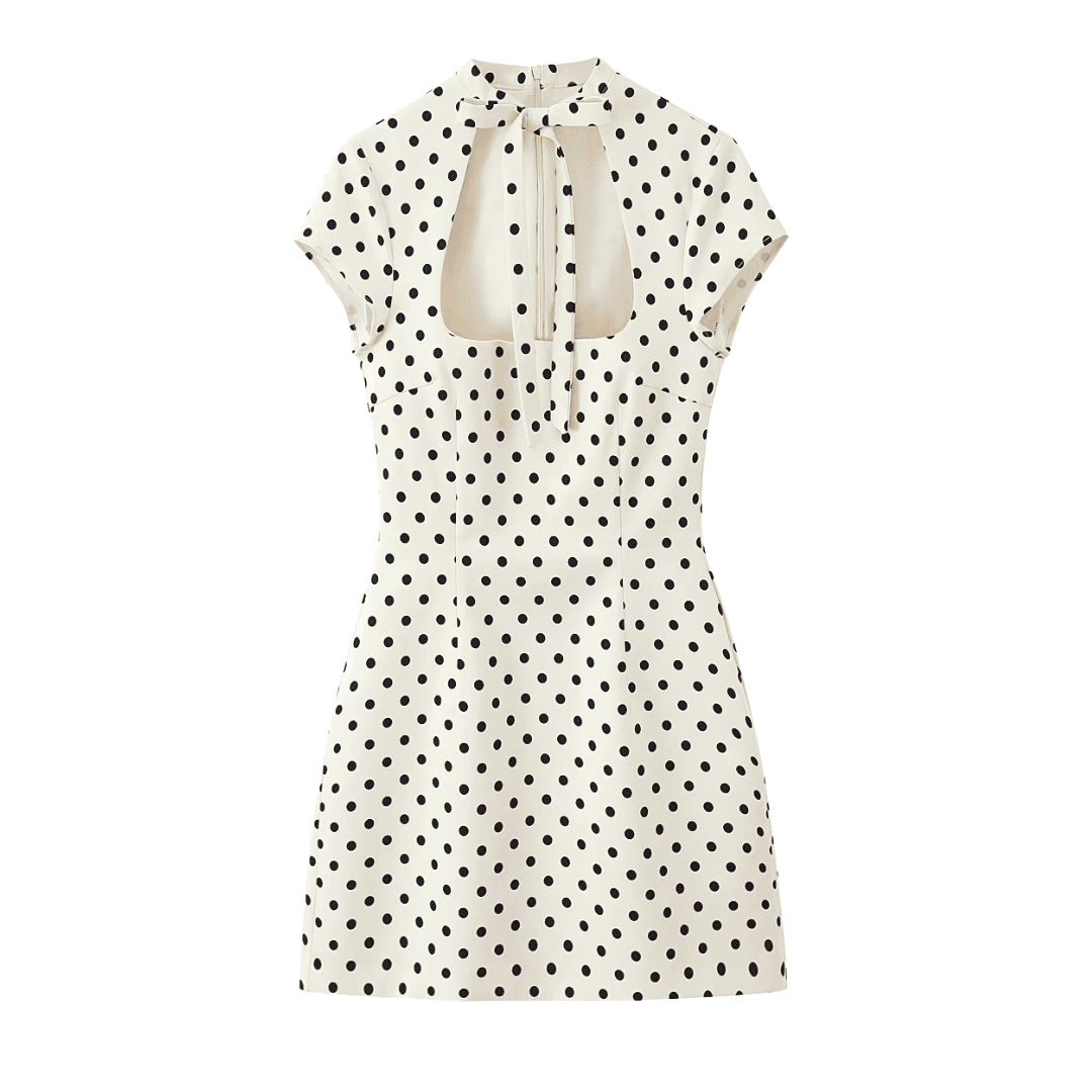 Polka Dot Mini Dress