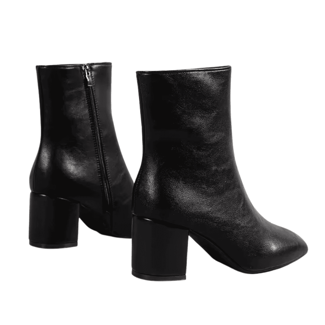 Chic Square Toe Boots