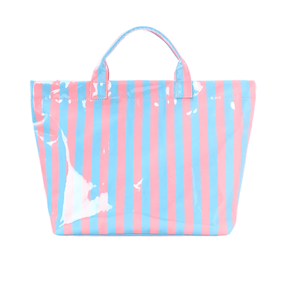 Summer Glossy Stripe Tote