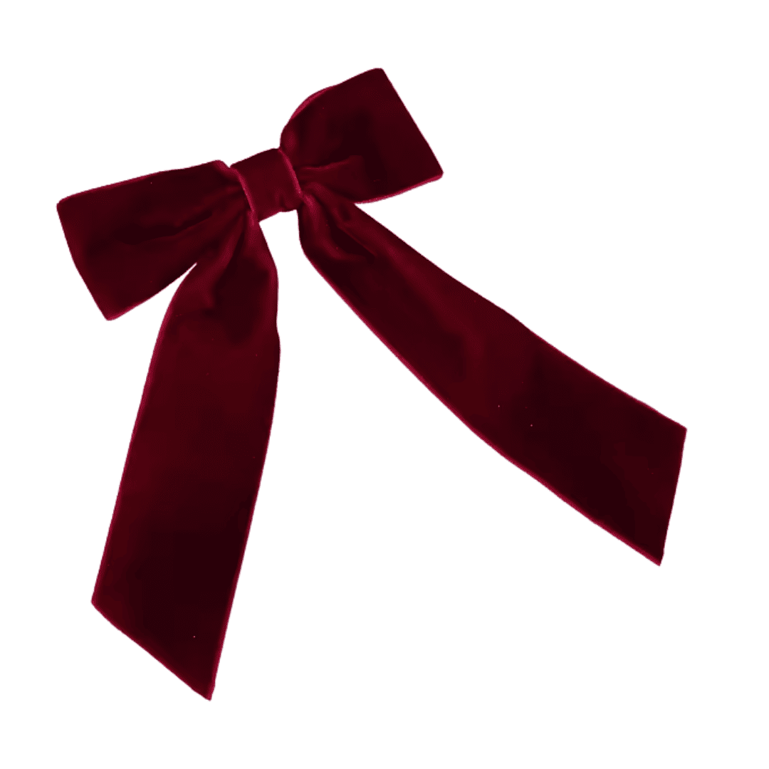 Klassische Samthaarschleife