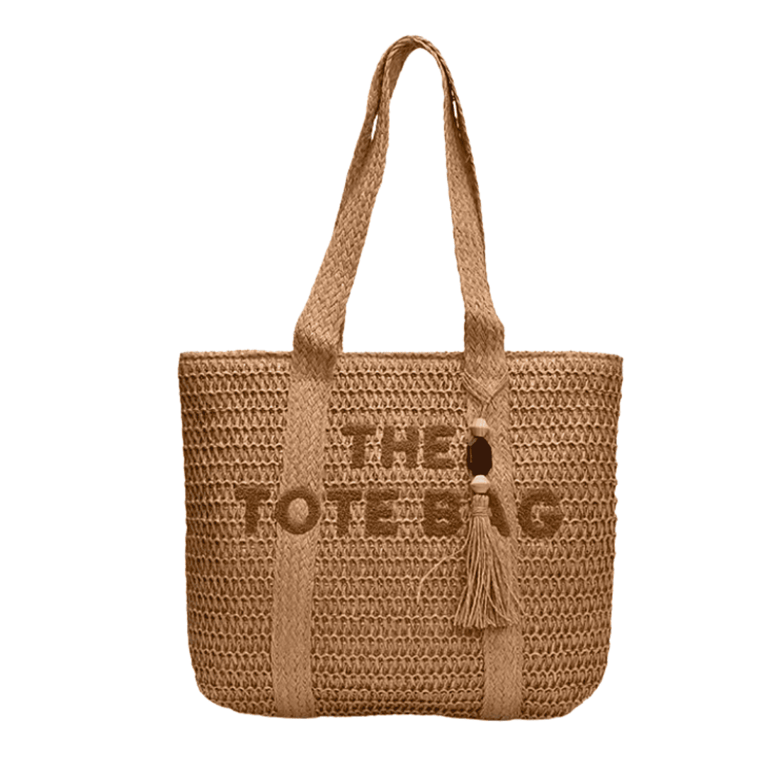 Woven Straw Summer Tote