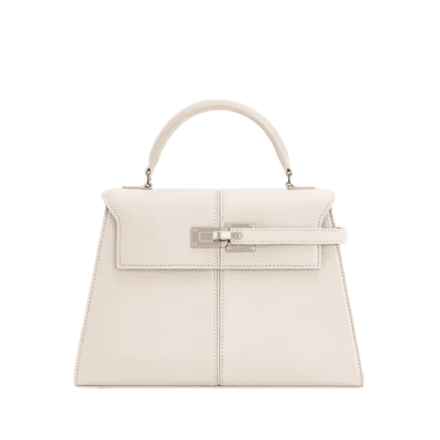 Elegant Grainy Leather Handbag