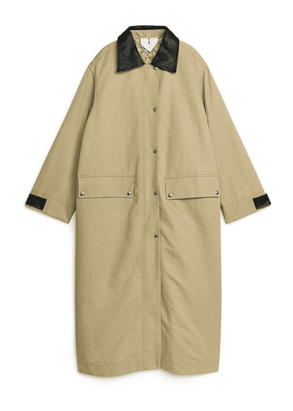 Astrid Contrast Trench Coat