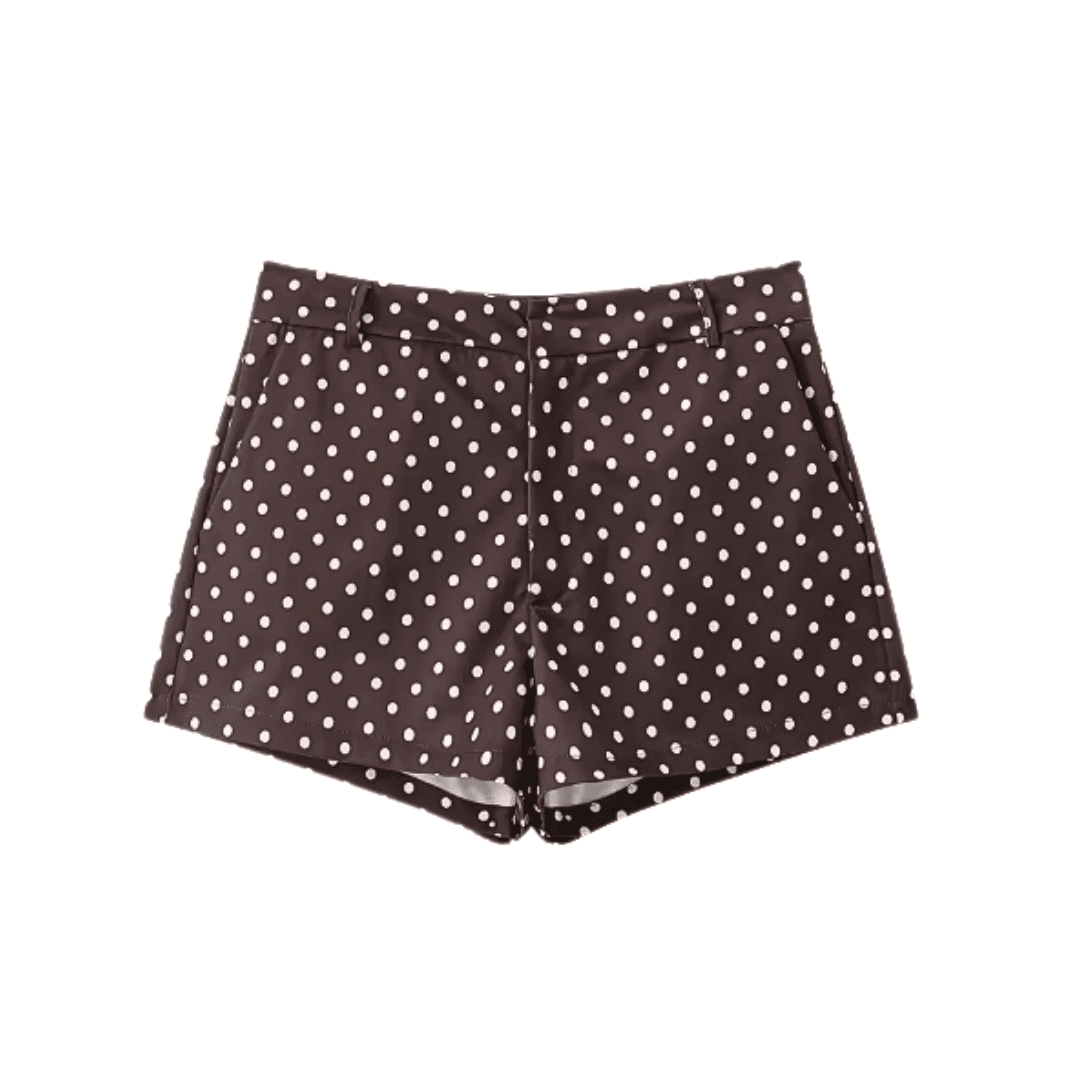 Gepunktete Sommershorts