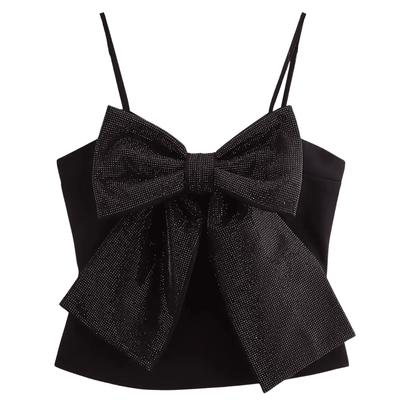 Sequin Bow Structured Cami