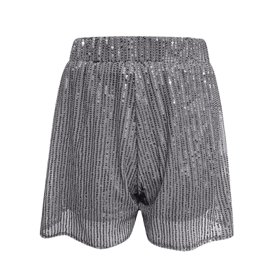 Glamorous High-Waisted Sequin Shorts