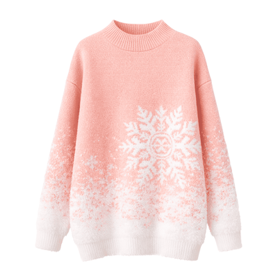 Cozy Snowflake Knit Sweater