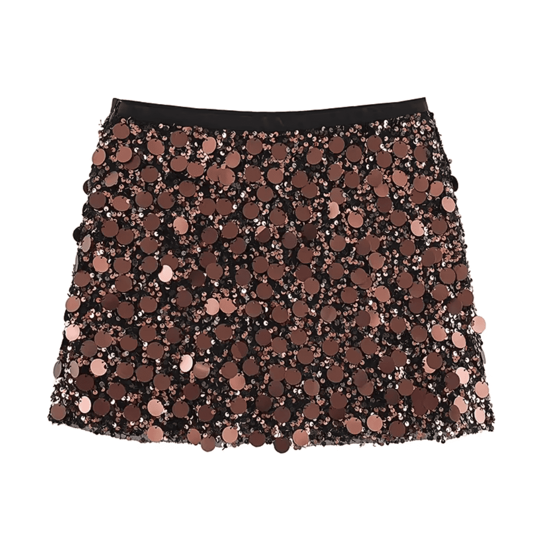 Sequin Mini Skirt