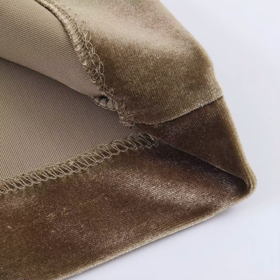 Silver Velvet Ruched Gown