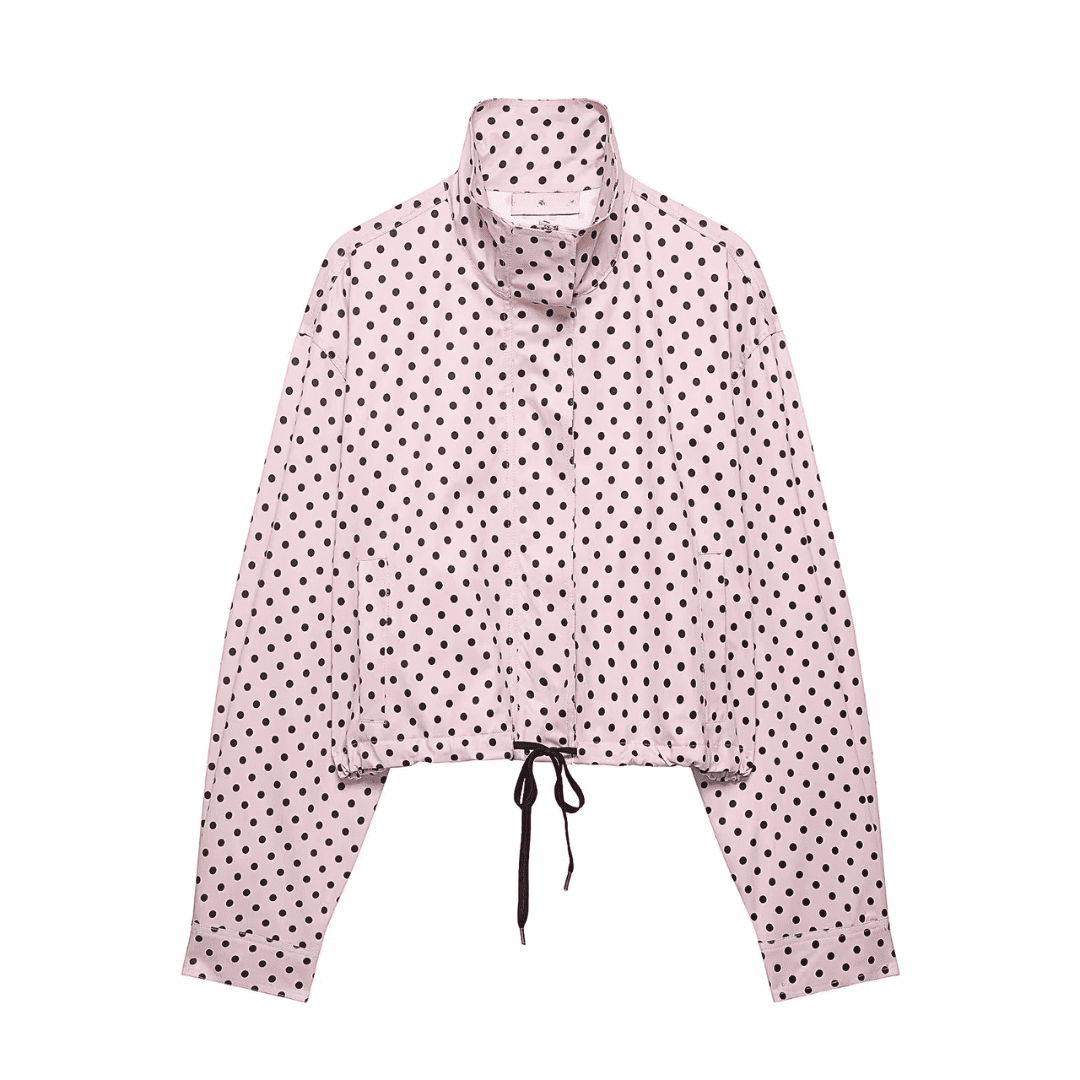 Frühlingsjacke mit Polka-Dots