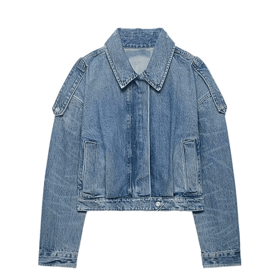 Denim Utility Jacket – Blue Denim Jacket