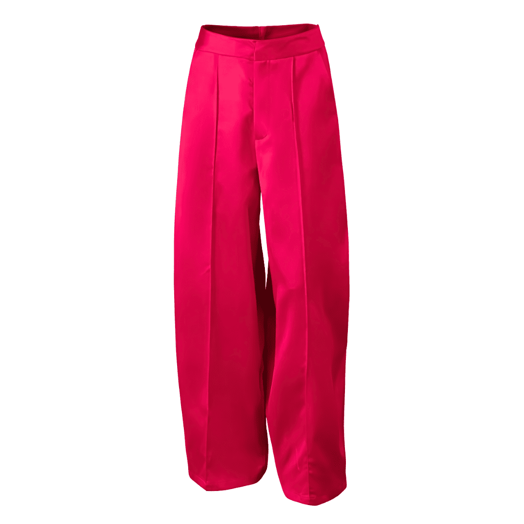 Satin Wide Leg Trousers