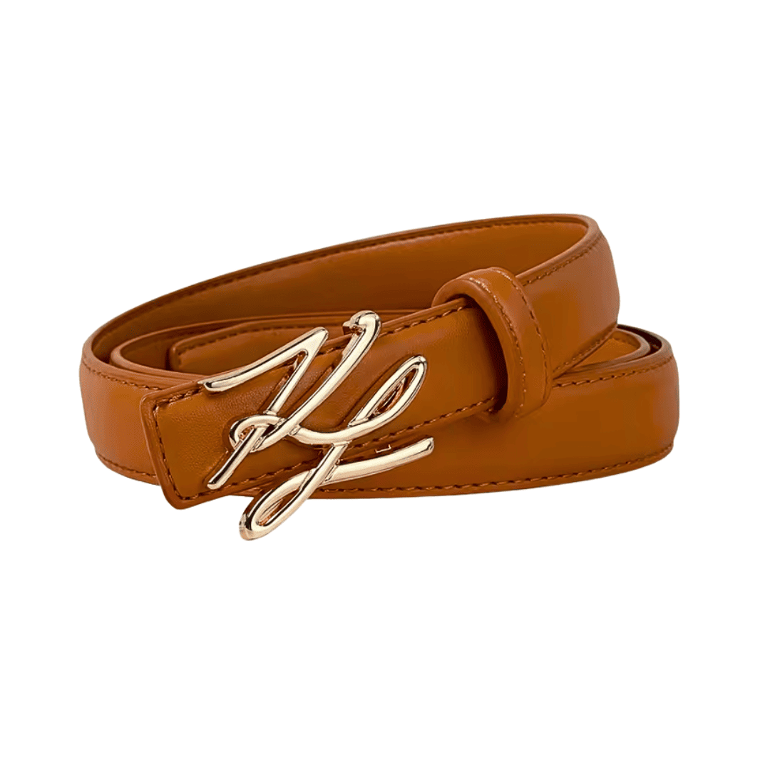 Chic Monogram PU Belt
