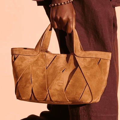 Emma Faux Suede Handbag