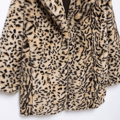 Wildcat Faux Fur Statement Coat