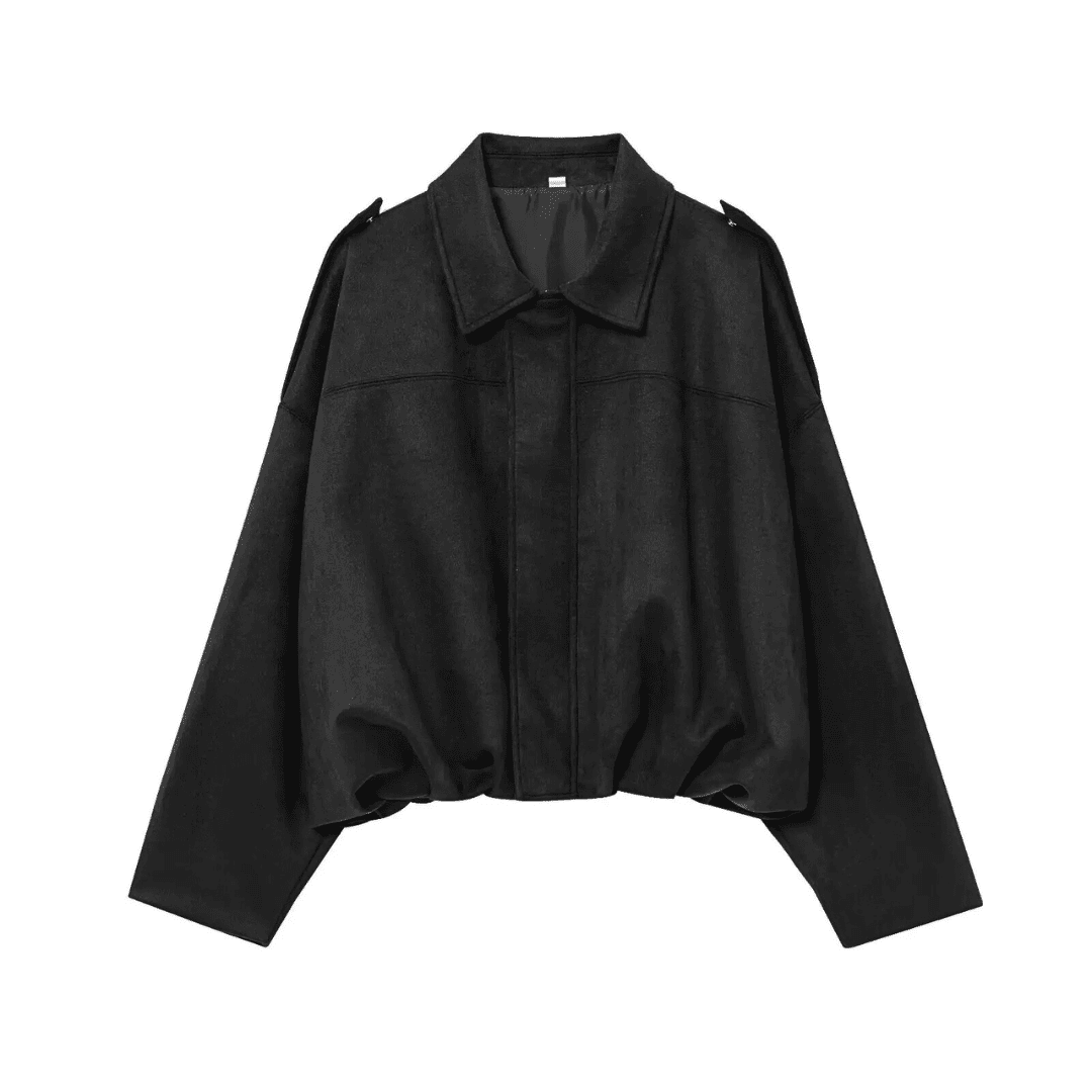 Oversized Suede Jacket