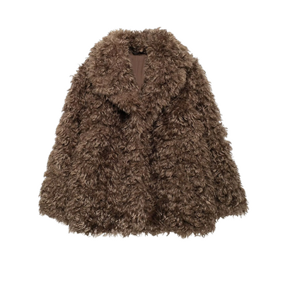 Poodle Faux Fur Jacket