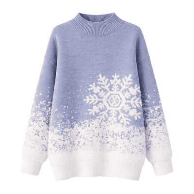 Cozy Snowflake Knit Sweater