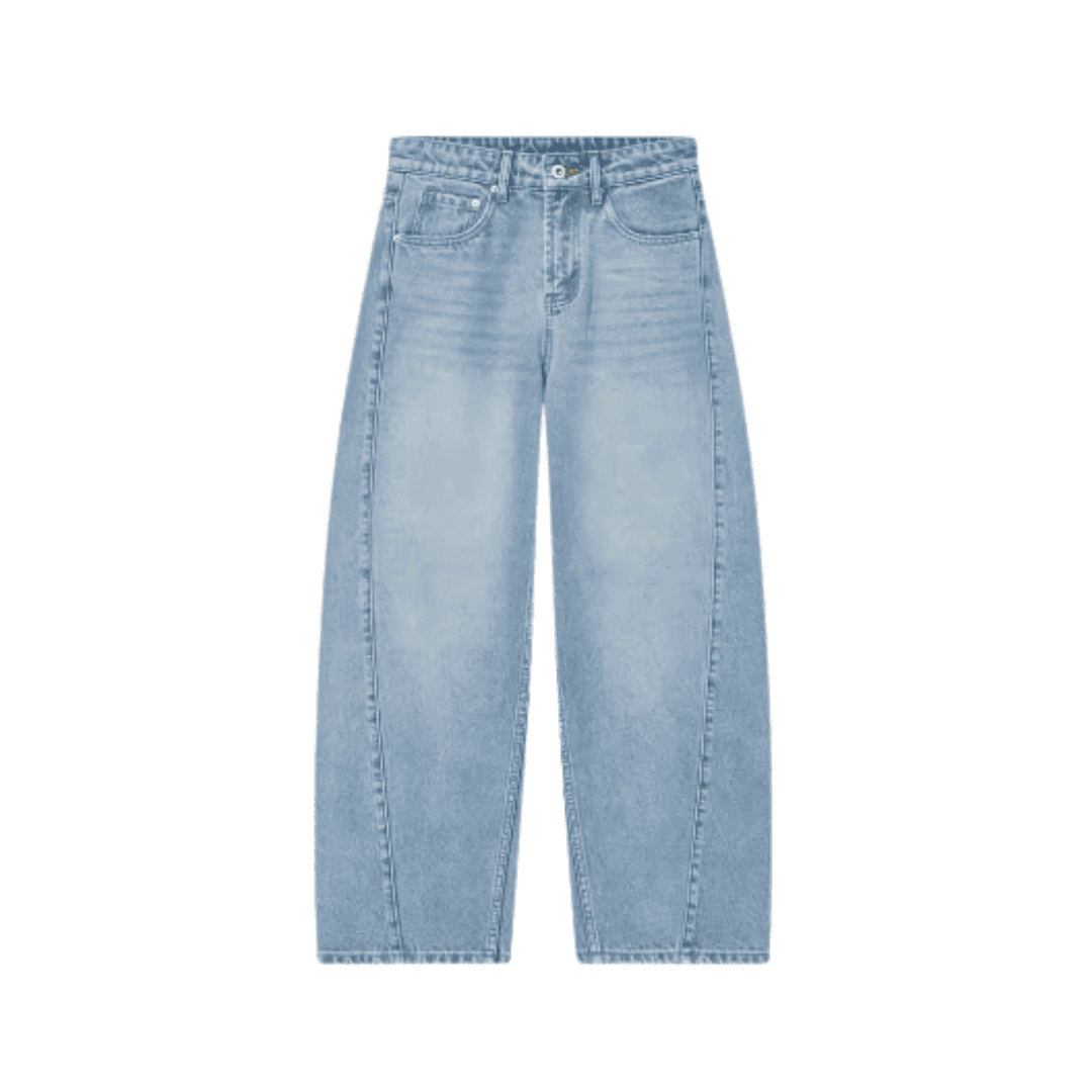 Jeans mit gebogenem Bein