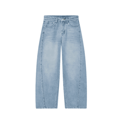 Jeans mit gebogenem Bein