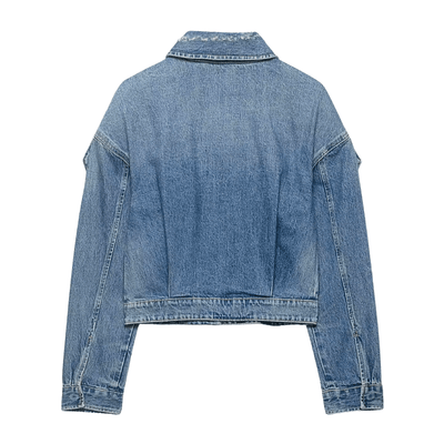 Denim Utility Jacket – Blue Denim Jacket
