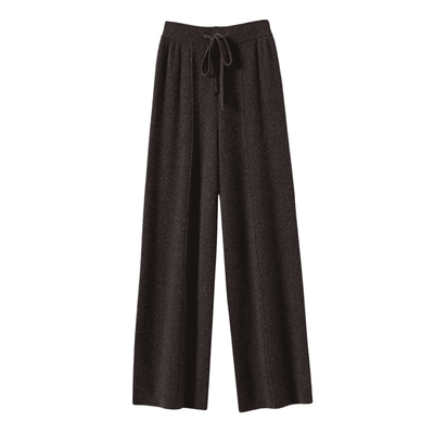 Strickhose mit weitem Bein