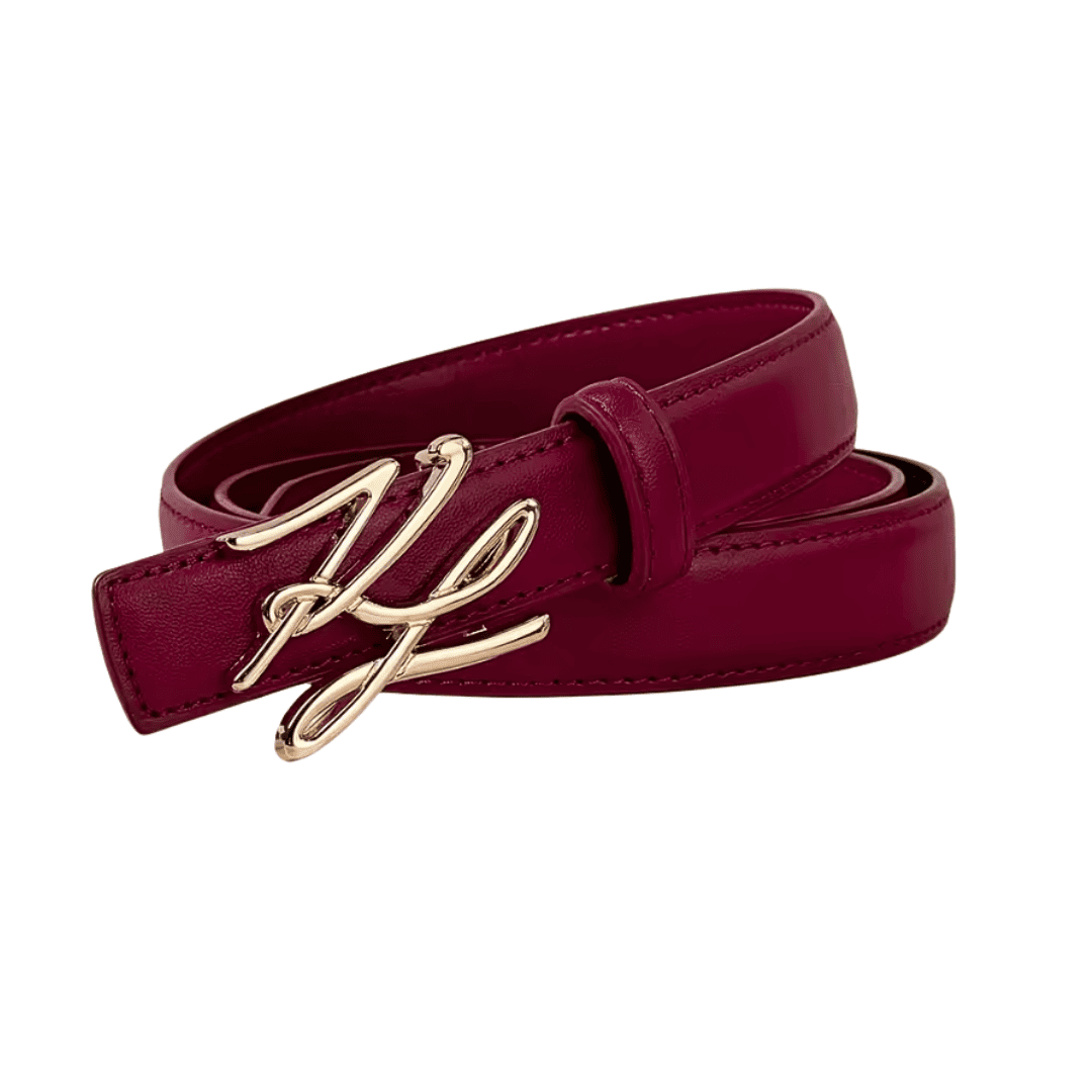 Chic Monogram PU Belt