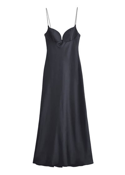 Elegant Flowing Spaghetti Dress