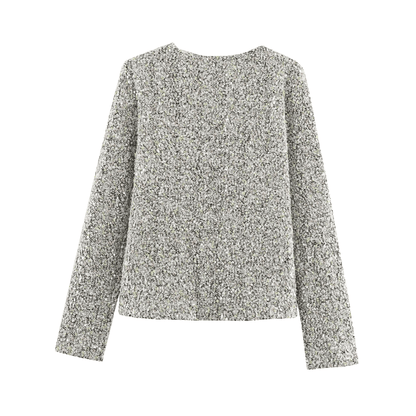 Funkelndes Tweed-Set