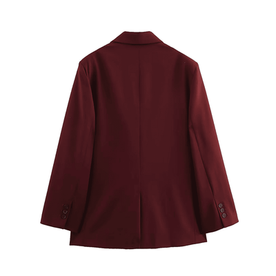 Oversize-Blazer mit einem Knopf