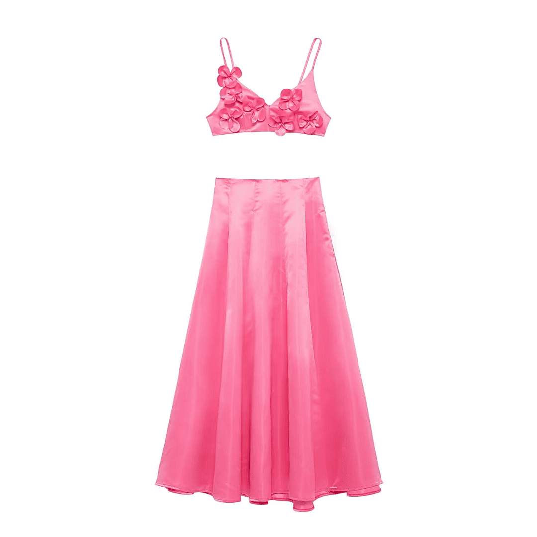 Isabella Satin Blossom Set