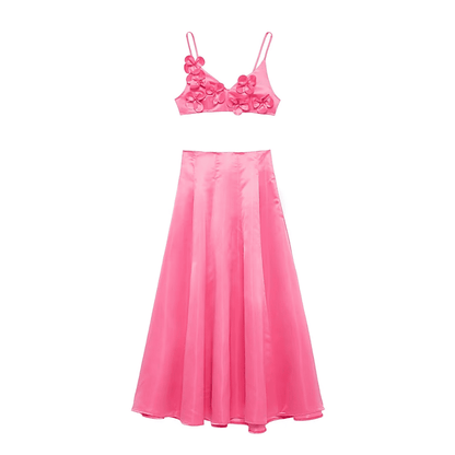 Isabella Satin Blossom Set