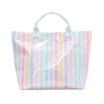 Summer Glossy Stripe Tote
