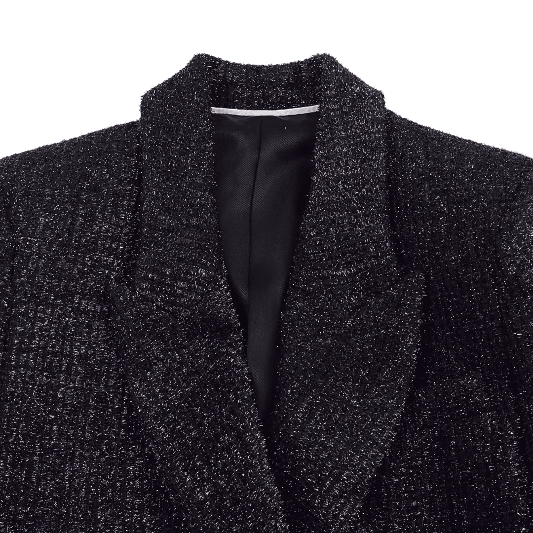Shimmer Tweed Double Blazer