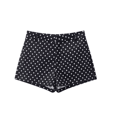 Gepunktete Sommershorts