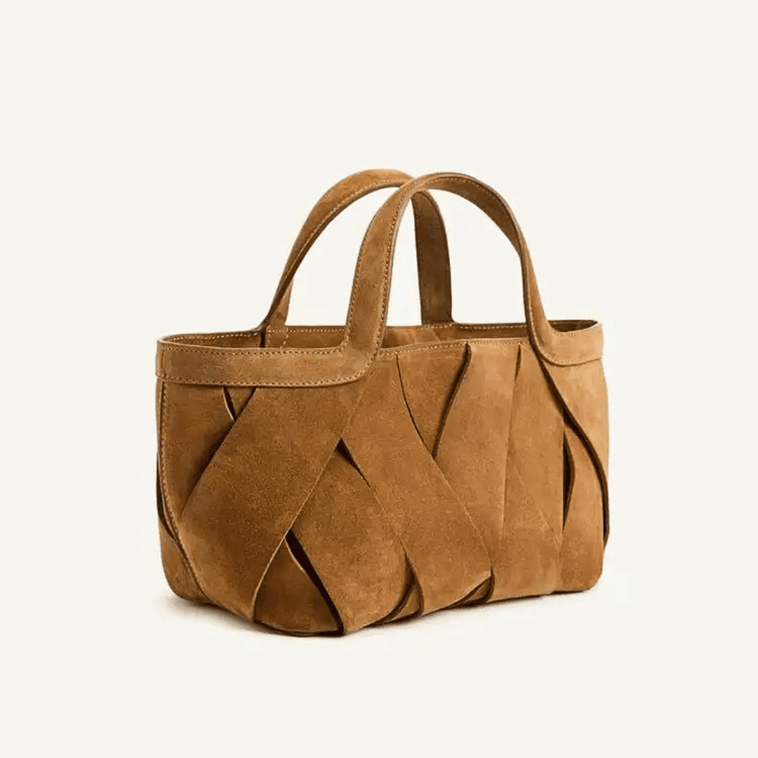 Emma Faux Suede Handbag