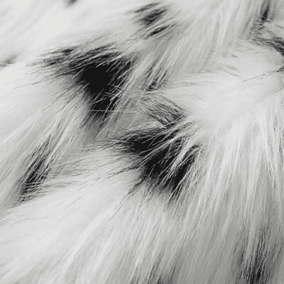 Dalmatian Faux Fur Coat