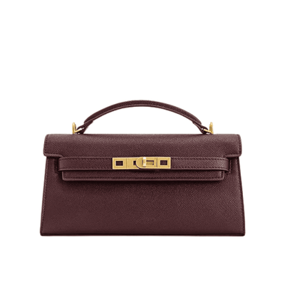 Croco Embossed Shoulder Bag