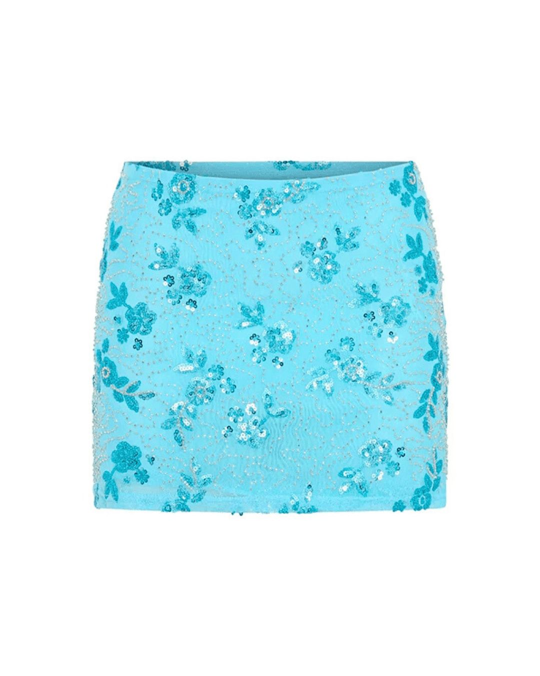 Sequin & Bead Mini Skirt