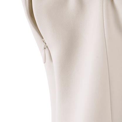 White Bow Mini Dress