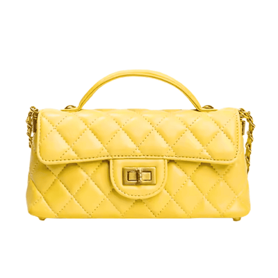 Classic Croc-Effect Top-Handle Bag