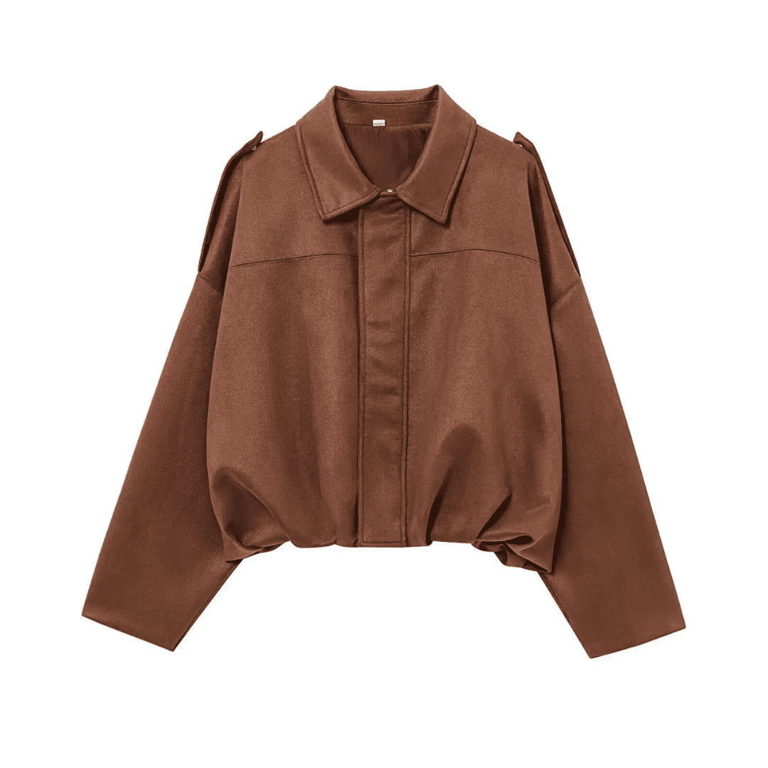 Oversized Suede Jacket