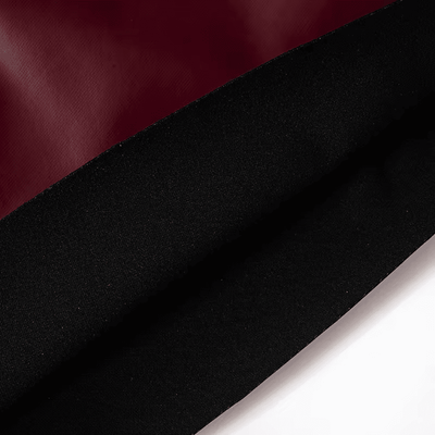 Chic Faux-Leather One-Shoulder Top