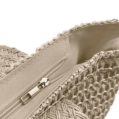 Woven Straw Summer Tote
