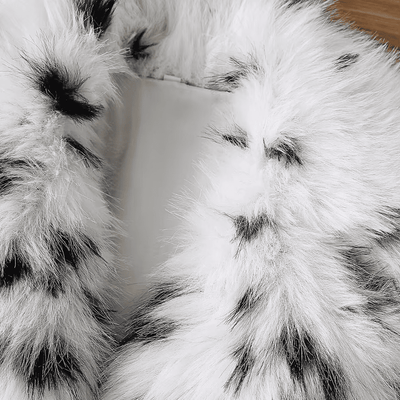 Dalmatian Faux Fur Jacket